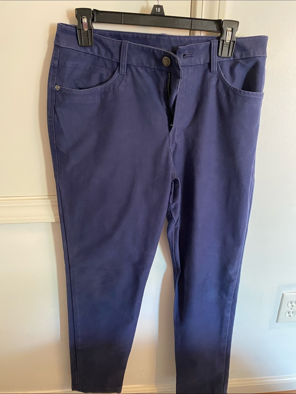 lululemon athletica Navy Blue Slim Ponte Pants
